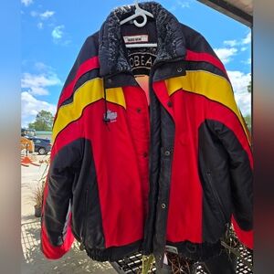 Choko Bear Men's Red and Black Jacket